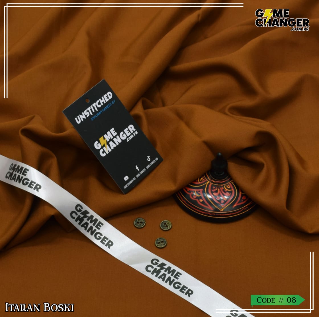 Italian Boski Men's Unstitched Fabric