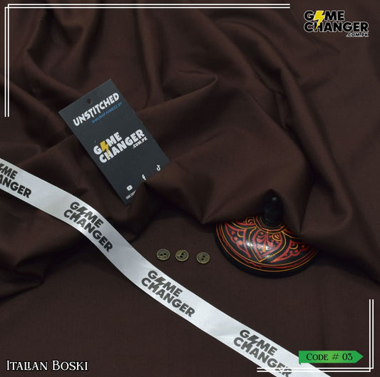 Italian Boski Men's Unstitched Fabric